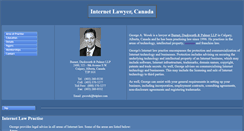Desktop Screenshot of internetlaw.com